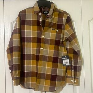 O’Neil Boy's Flannel - Long Sleeve Flannel Shirt - Casual Button-Up Shirt